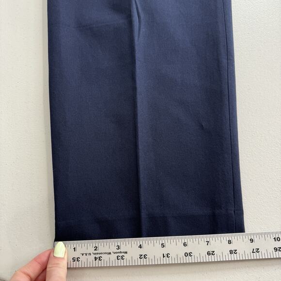 Talbots Womens Dress Pants 24W Blue Hampshire Straight Leg Ankle Trouser Career - Picture 8 of 15